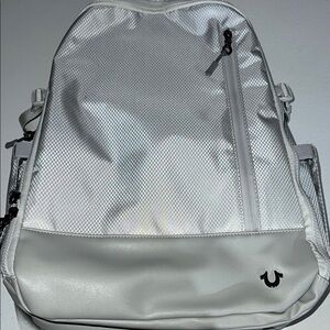 Men's White Backpack